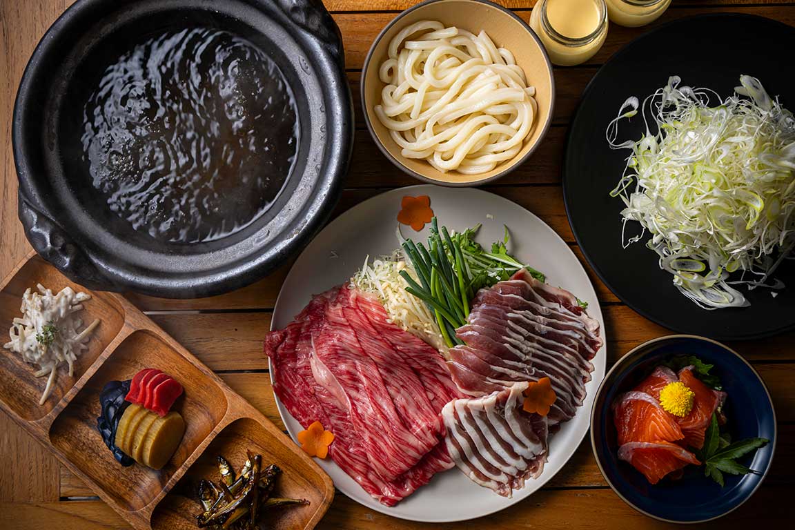 Omi Beef and Omi Duck Shabu Shabu